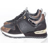 LOUIS VUITTON Laufende Sneakers Gold 35,5(225) 157197161 [P]