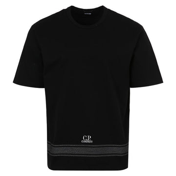 CP COMPANY Kurzarm-T-Shirt mit Baumwollstickerei 153899398