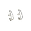 Hermes Chaine d'ancre Punk Silver Women's Earrings H124501B 00 157200743 [P]