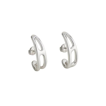 HERMES Chaine d'ancre Punk シルバー レディース ピアス H124501B 00 157200743