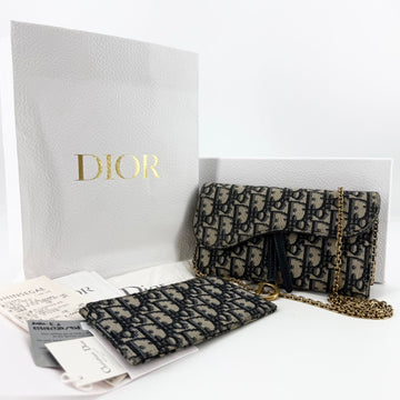 DIOR Oblique Saddle WOC Kettenbörse Crossbody Tasche 157201901