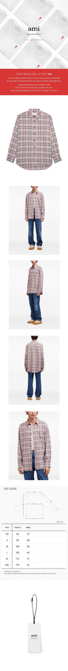 AMI HJK228VI0010 665 Unisex Hemd 157202272 [P]