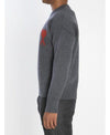 AMI Wollpullover mit Rundhalsausschnitt 25FW Grigio 157202320 [P]