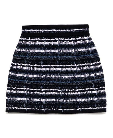 THOM BROWNE インレイツイードジャカードミニスカート 152201205