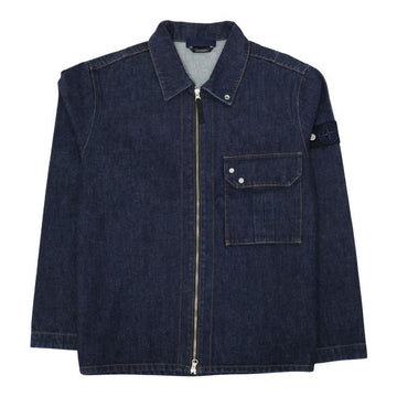 STONE ISLAND Indigo Overshirt Herren Denimjacke 157195826 [P]