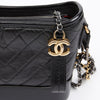 CHANEL Gabrielle Kleine Schwarze Schulter-Crossbody-Tasche 156724576 [P]