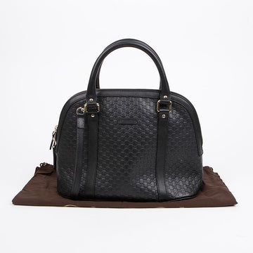 GUCCI Mikroschima Medium Dome Tote Bag Schwarz 156731322