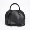 GUCCI マイクロシマ ミディアム ドーム トートバッグ ブラック 156731322 [P]