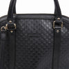 GUCCI マイクロシマ ミディアム ドーム トートバッグ ブラック 156731322 [P]