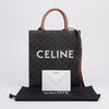 CELINE Kleine vertikale Cabas Tote und Umhängetasche Tan 156514576 [P]