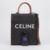 CELINE Kleine vertikale Cabas Tote und Umhängetasche Tan 156514576 [P]