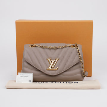 LOUIS VUITTON Lederkette Schultertasche toffee 156825868