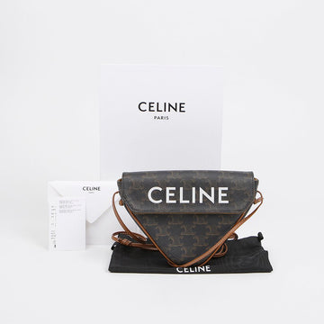 Celine Triangle Shoulder Crossbody Bag 195902BZK 156974057