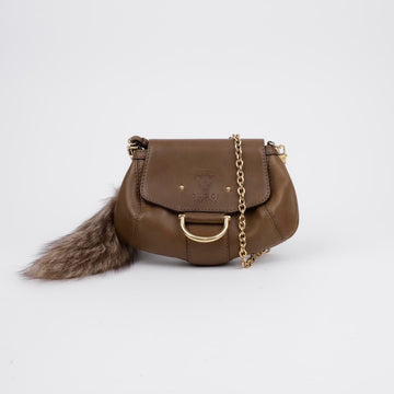 GUCCI クレストロゴファーショルダークロスバッグ 156935694