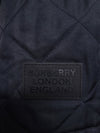 BURBERRY ミッドナイトブルー コーデュロイ カラーダイヤモンドキルティングジャケット 157203635 [P]