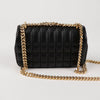 BURBERRY Mini Quilted Leder Rola-Bag Schwarz 156730878 [P]