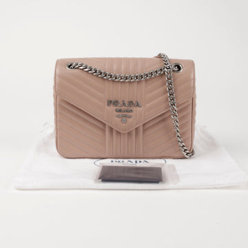 Prada Diagram Chain Shoulder and Crossbody Bag 1BD234 157115277