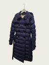 BURBERRY Abnehmbare Kapuzenlange Daunenjacke in Marineblau 157203960 [P]