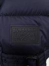 BURBERRY Abnehmbare Kapuzenlange Daunenjacke in Marineblau 157203960 [P]