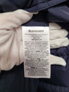 BURBERRY Abnehmbare Kapuzenlange Daunenjacke in Marineblau 157203960 [P]