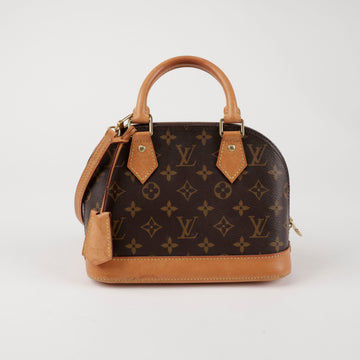 Louis Vuitton Alma BB Monogram Canvas Tote Bag 157115987