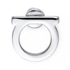 Salvatore Ferragamo Gancini Earrings & Necklace Set 76-0119, 76-0133 SILVER 157204034 [P]