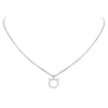 Salvatore Ferragamo Gancini Earrings & Necklace Set 76-0119, 76-0133 SILVER 157204034 [P]