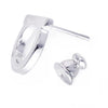 Salvatore Ferragamo Gancini Earrings & Necklace Set 76-0119, 76-0133 SILVER 157204034 [P]