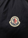MONCLER Schwarze Wappen-Maidob Daunenjacke mit Kapuze 7 157204196 [P]