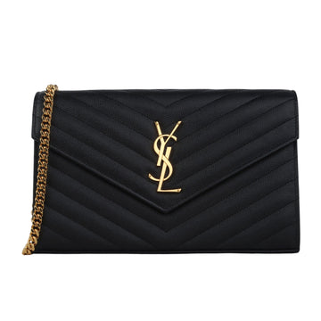 SAINT LAURENT Grãnd de Poudre Envelope Cassandra Matelassé Crossbody Bag 37330K 157204347