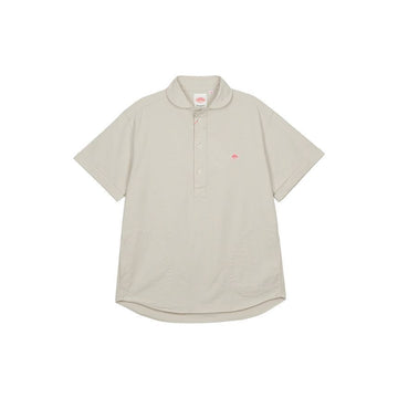 DANTON メンズラウンドカラー プルオーバーシャツ 155887339