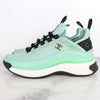 CHANEL Mixed Fiber Gold-tone Sneakers Mint 37.5 (245) 157204998 [P]