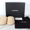 CHANEL スウェードシアリングミュールサンダル 37(240) 157205044 [P]