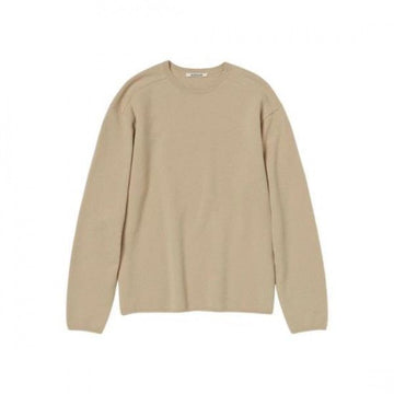 Auralee Felted Wool Knit PO Beige 152201751