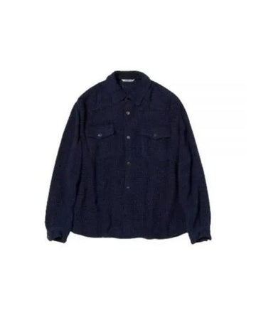 AURALEE サマー ツイード メッシュ シャツ オフ ホワイト A24SS01HM 152201856