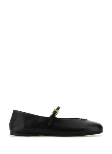Prada Nappa Leather Ballerina Shoes 152203184