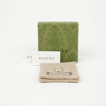 GUCCI Diagonale Interlocking Ring 10 157118415