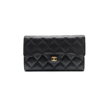 CHANEL Caviar Long Wallet L661754 157205852