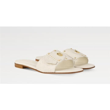 LOUIS VUITTON Flache Mules mit Rahmen 1AJLW / Damensandalen 157211714 [P]