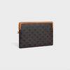 CELINE トリオンフ スモール ストラップ ポーチ - トリオンフ キャンバス カーフスキン 10J503I91 04LU 157211732 [P]