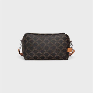 Celine Takeaway Crossbody Bag - Triomphe Canvas Calfskin L10033C58 04LI 157211735 [P]