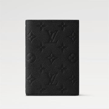 Louis Vuitton Passport Cover Black M63914 157211786 [P]