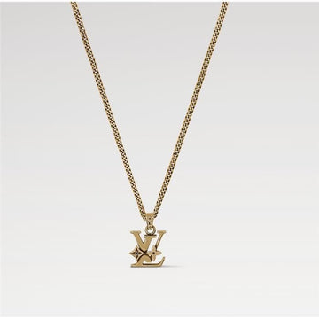 LOUIS VUITTON Monogram Anhänger M03779 / Halskette 157211963 [P]