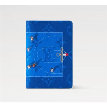 LOUIS VUITTON Pocket Organizer Blau M26798 / Herren Geldbörse 157211982 [P]
