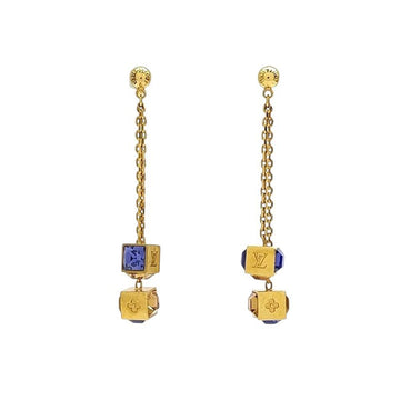 Louis Vuitton Monogram Cube Earrings 12345 157212009