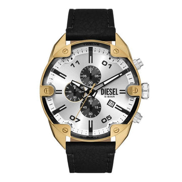 DIESEL スパイククロノグラフ メンズレザーウォッチ DZ4671 147329752 [P]