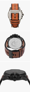 Diesel Mega Chief Chronograph Men's Leather Watch DZ4343 147440639 [P]