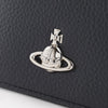 VIVIENNE WESTWOOD Flap-Kartenetui aus genarbtem Leder 157222246 [P]