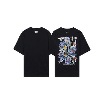 Wooyoungmi Flower Back Logo T-Shirt 157222296