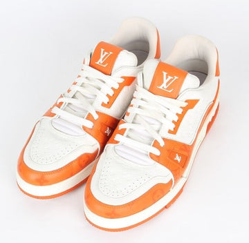 LOUIS VUITTON Trainer Sneakers Orange 9(280) 157222465